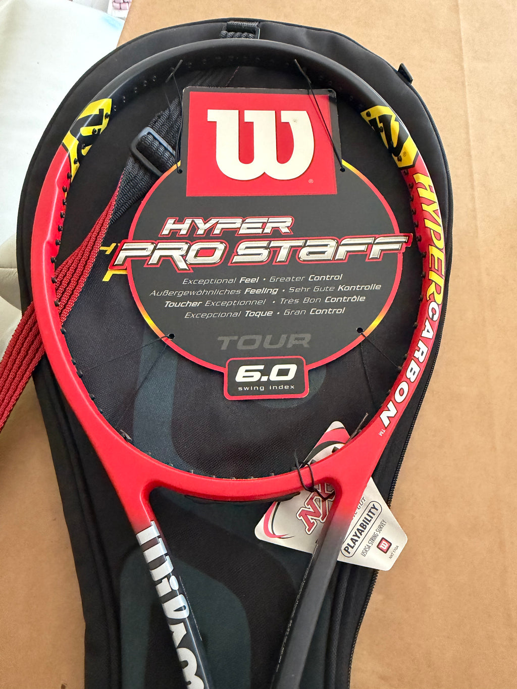 Tennis Racket Wilson hyper Pro Staff 6.0 95 43/8 Super Rare
